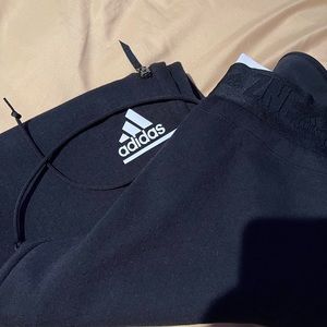 black adidas sweatpants